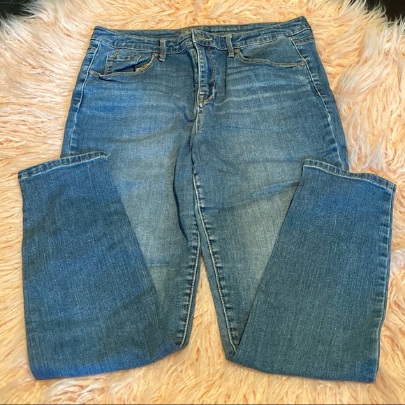 High Rise Blue Skinny Jeans - Picture 1 of 3